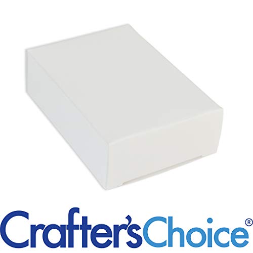 Crafter's Choice White No Window Soap Box - Homemade Soap Packaging - Soap
