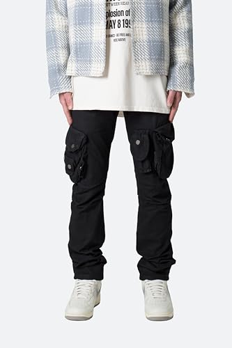 mnml Men's Waxed Denim Cargo Pants2