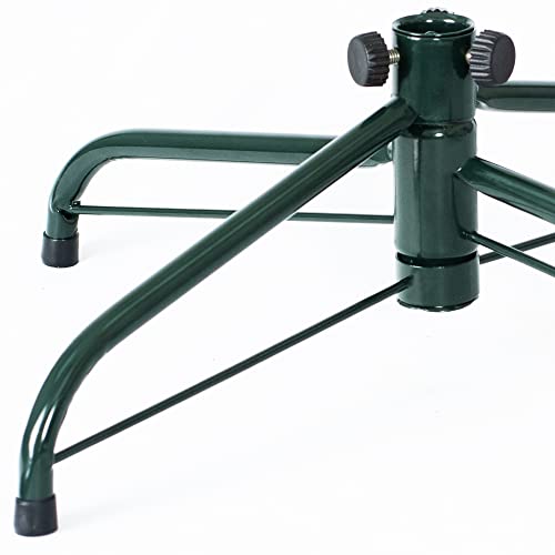 Pentaq Replacement Christmas Tree Stand 19.9 Inches, Foldable Christmas Tree Base For 10 Feet Artificial Trees, Non-Slip Christmas Tree Bracket For 1.02 Inch Tree Pole With 3 Fixing Screws, Green. #TOP7