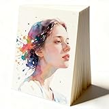 Spécifications: Le kit de papier aquarelle haut de gamme XLTBOMS comprend 70 feuilles de papier aquarelle (watercolor paper) de 300 g/m². Chaque feuille de papier aquarelle vierge mesure A4 (29,7 x 21 cm). Grâce à sa quantité généreuse et sa conception légère, il est le choix idéal pour créer des cartes postales en papier aquarelle, des croquis, des peintures à l'huile et des peintures acryliques