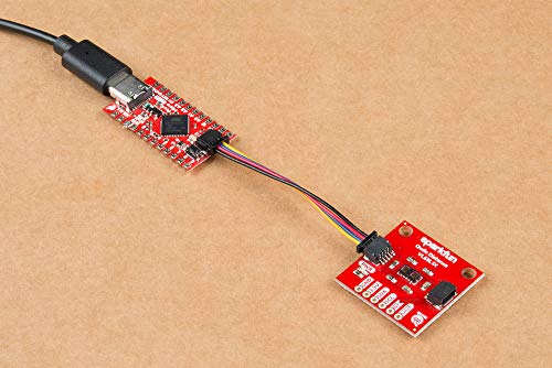 Sparkfun Qwiic Pro Micro - Usb-C (Atmega32U4) - Compatible With Arduino Development Board 5V/16Mhz Microcontroller Ap2112 3.3V Voltage Regulator Castellated Pth Pin Pads Reset Button Maximum 6V Input #TOP6