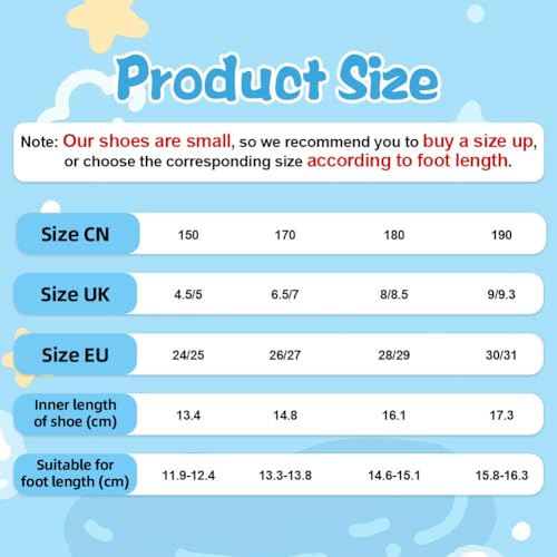 AOOSU Badeschuhe Kinder Schwimmschuhe Mädchen Wasserschuhe Jungen, Strandschuhe Schnell Trocken Badesoken Kleinkind Barfuss Schuh für Mädchen Jungen Baby Beach Pool 24-25