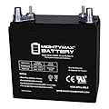Mighty Max Battery ML55-12MAR - 12 Volt 55 AH, Marine Post Terminal, Rechargeable SLA AGM Battery