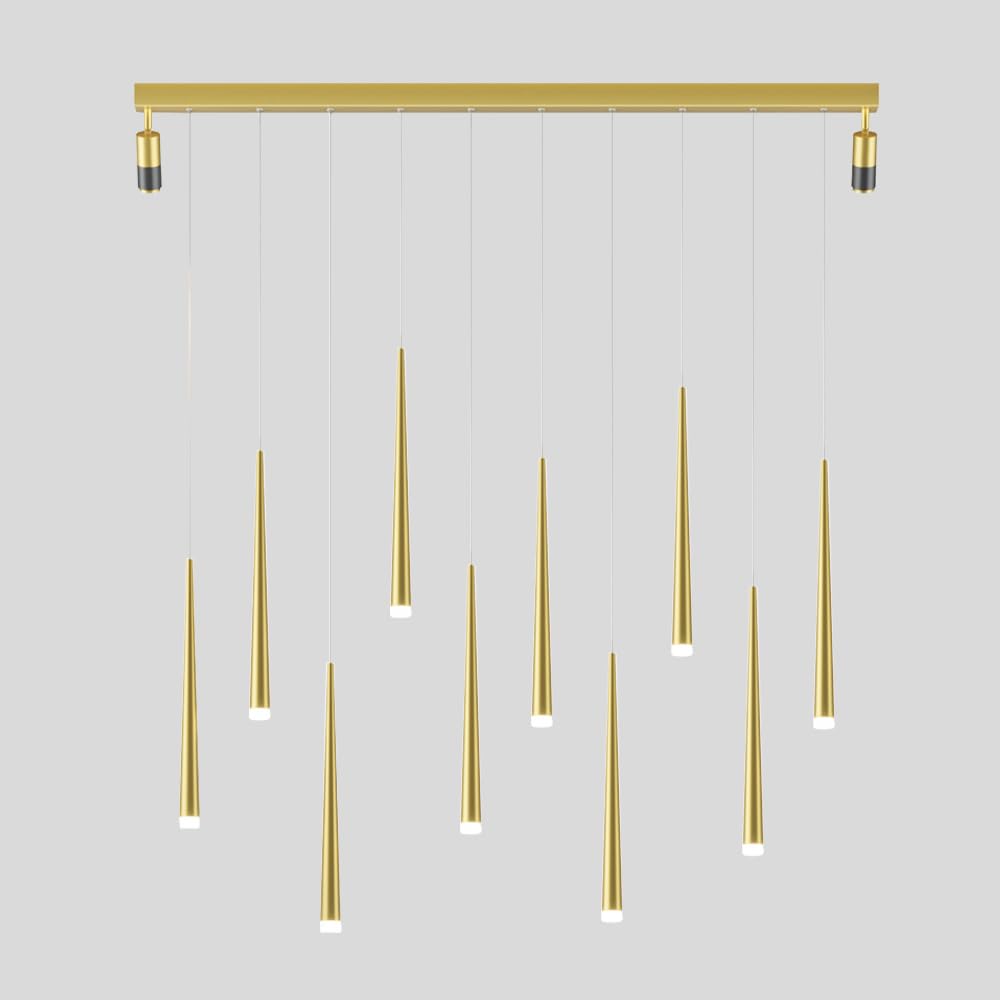 Suspension en grappe avec 3 modes de couleur pour îlot de cuisine