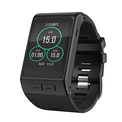 Shieranlee Correa de repuesto para Vivoactive HR, correa de repuesto de silicona suave, compatible con Vivoactive HR Sports GPS con herramientas adaptadoras