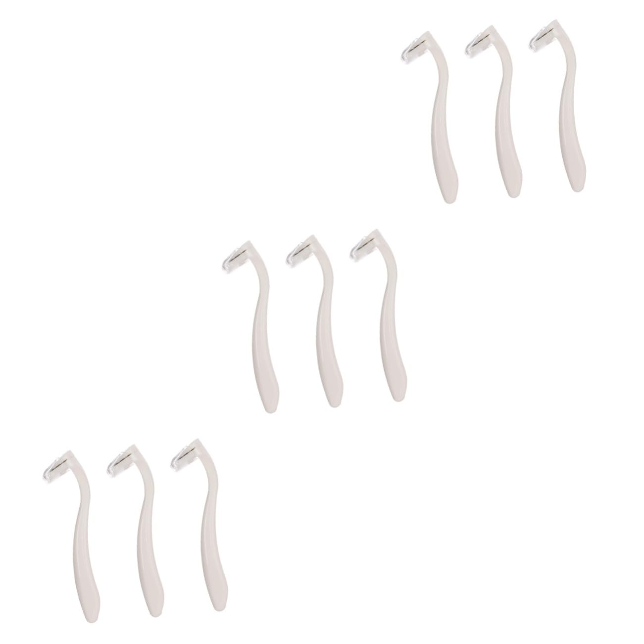 minkissy 3sets Stainless Steel Hair Trimmer for Women Multi-use Hair Shaver Manual Shaver Women's Trimmer 3pcs*3