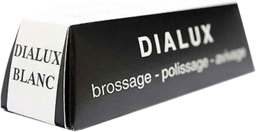 One Bar of White Dialux ( Blanc ) Jewelers Polishing Compound Rouge - Paste