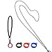 Collana per J-u-ul Dispositivo Anti-Loss Ju-u-l Lanyard Necklace Catena Holder per sigaretta J-u-ul E-g-o e altri slim e penna (nero)