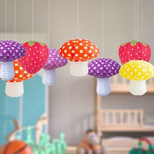Paper mushroom lanterns - Image 6