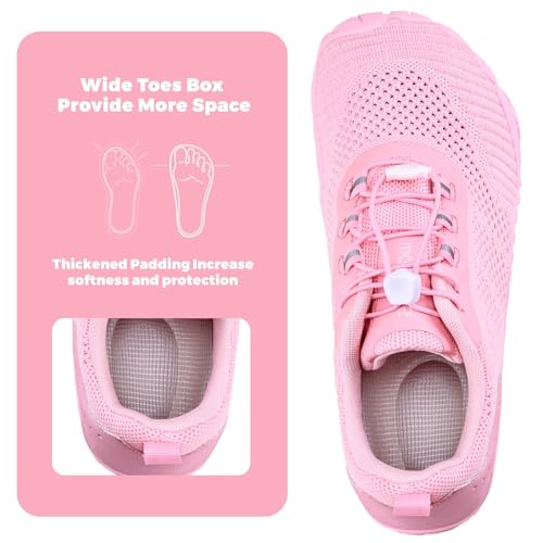 Image of WateLves Barefoot Water Shoes Men Women Wide Toe Box Minimalist Gym Sneakers Zero Drop Walking Shoes for Training Yoga Beach Hiking