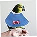 Hemoton 2pcs Parrot Collar Protective Bird Collar Scratch Pad for Conure Bite Multi-Functional Pet Bird Supplies