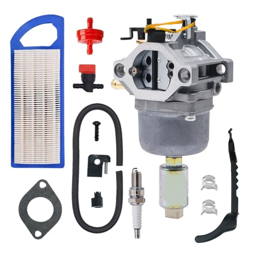 Partman Carburetor Fit for 799727 698620 791886 690194 499153 498061 14hp-18hp 28N707 28N777 28P777 287707 287776 287777 405777 407777 Intek Engines With Spark Plug Air Filter