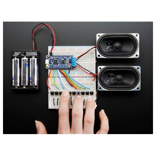 Adafruit Audio FX - Scheda audio + 2 x 2 W Amp – WAV/OGG Trigger -16 MB
