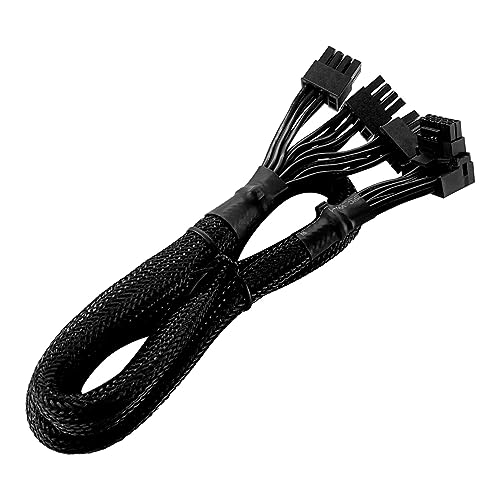 Cable 12VHPWR Cooler Master con conector en angulo de 90 grados tipo 2 negro flexible