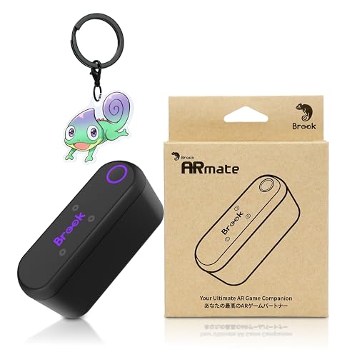 Brook AR Mate Auto Catcher avec Porte-clés – Accessoire de Jeu AR pour Pokémon GO, Monster Hunter Now & Pikmin Bloom | Capture et Rotation Automatiques,...
