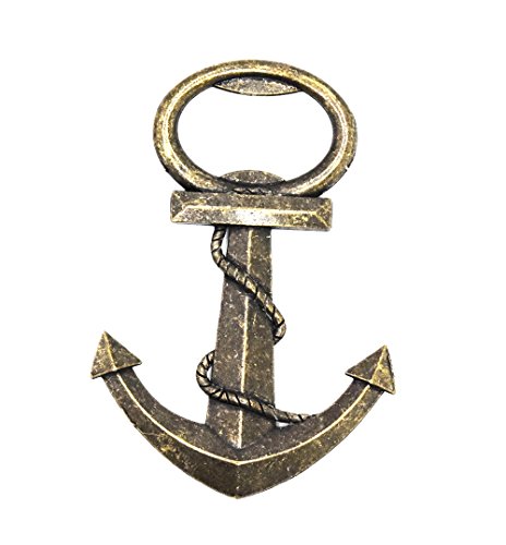 Youkwer 24 Pcs Skeleton Nautical Anchor Bottle Opener With Exquisite Packaging For Wedding Party Favors Gift & Decorations (Antique Bronze) #TOP3