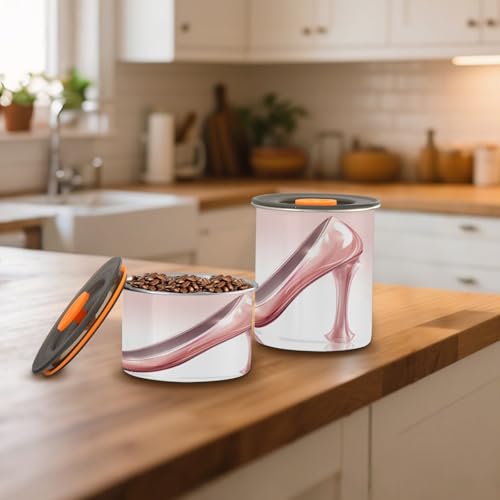 Envase de acero inoxidable para café ATTX 500 ml rosa elegante miniatura 6