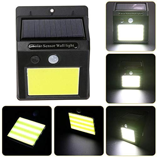Luminaria Solar De Led Parede Lampada 48 Leds Sensor Movimento