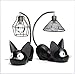 HS1 Livraison de Kiki Chiffres de Chats Night Light, 2 pièces Studio Ghibli Miyazaki Kiki's Chats Noirs de Kiki avec Lampe de Nuit Action Jouets pour la décoration des Enfants,A+b