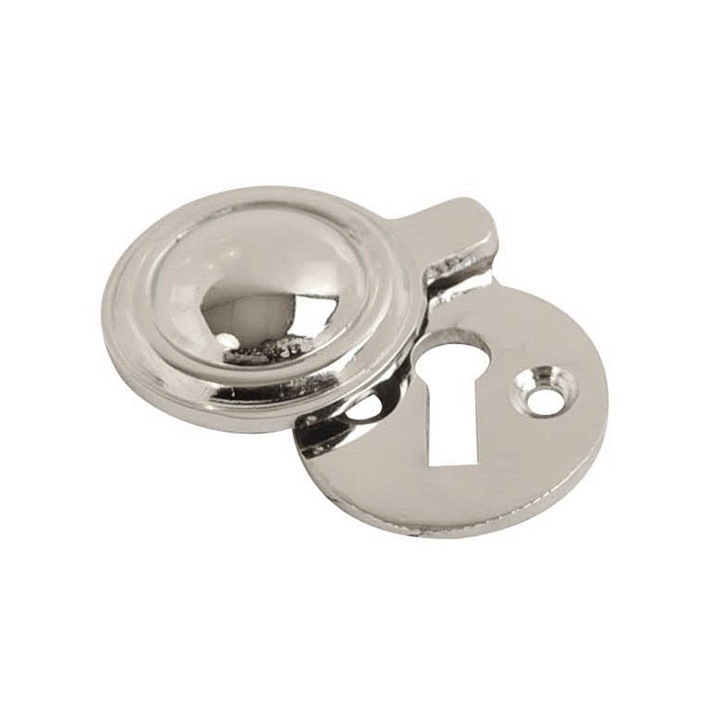 Keyhole Cover/Escutcheon 32mm - Closed (Chrome Plated)