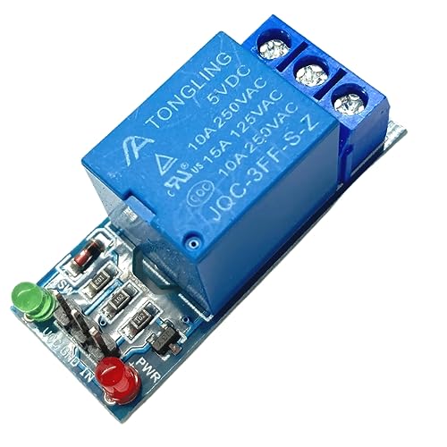 Módulo Relé/Relay 5v de 1 Canal para arduino, raspberry, acionamento de cargas