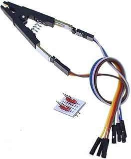 RELAND SUN SOP8 SOIC8 Flash Chip IC Test Clips Socket Adpter Programmer BIOS/93/24/25 (Dupont Line board)