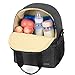 Teamoy Breast Pump Bag Tote with Cooler Compartment for Breast Pump, Cooler Bag, Breast Milk Bottles and More, Double Layer Pumping Bag for Working Moms, Black(Bag Only)