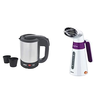 Inalsa Electric Kettle Cute + Inalsa Garment Steamer Handy Steam