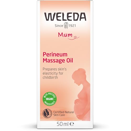 WELEDA Perineum Massage Oil 50ml | Nourishes & Prepares Skin For Birth | Certified Natural Ingredients