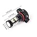 Alla Lighting 2400 Lumens 5201 DRL PS24WFF 5202 LED Fog Lights Bulbs, 6000K Xenon White PS19W 12085C1 Fog Lamps Replacement