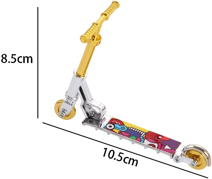 DPWOUM Mini Two Wheel Toys Tiny Fingerboard Scooters, Mini Finger Skateboards Toy, Finger Scooter Fingertip Movement Skateboard for Finger Training Finger Boards and Finger Bikes