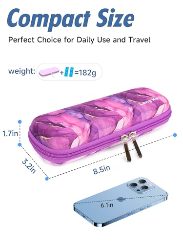 youshares portable insulin cooler travel case - tsa approved diabetic medication cooling bag eva insulated organizer for epi pens refrigerated diabetes supplies carrying storage kit with 2 ice pack