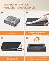 Feandrea Orthopädisches Hundebett, Hundekissen, 89 x 63 x 16 cm – Ansicht 7