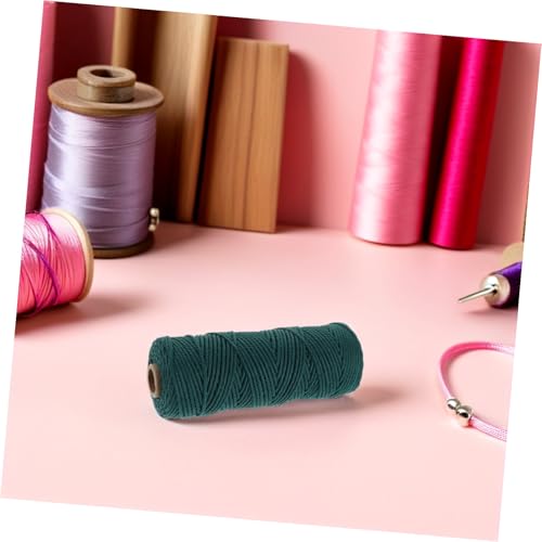 Cuerda de macramé de algodón de 2mm en pack de 2 rollos para tejer tapices 6