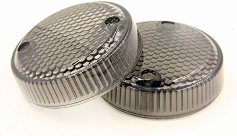 SMT-Lente de señal de giro compatible con Honda Magna Shadow Vlx 600 700 800 Spirit 1100 Valkyrie SMOKE B00RUE1PD0