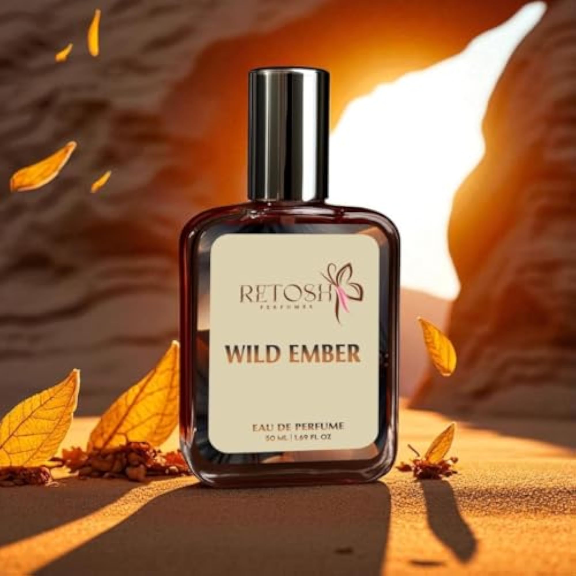 Wild Ember Eau de Parfum 50 ml, Bold Smoky-Floral Fragrance