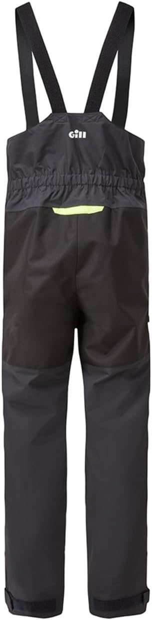 GILL OS3 Mens Coastal Sailing Bib/ Trousers - Waterproof & Stain Repellent (Graphite, 3XL)