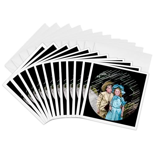 Cartes de vœux vintage victoriennes à envoyer pour partager vos souvenirs d'enfance
