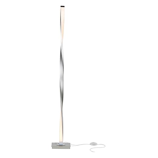 SILNOVO Modern LED Twist Floor L Living Bedroom Floor Standing L Press Button Warm Light (64032446FEZ)