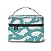 Produktbild Kosmetiktasche Whale Pattern Cosmetic Bag Travel Makeup Bag Case Large Toiletrie Organizer with Mesh Pocket for Women