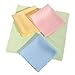 Pasuihcay 4 Microfiber Optical Cleaning Cloth DVD LCD Camera Lens Screen Clean Cloth Towel