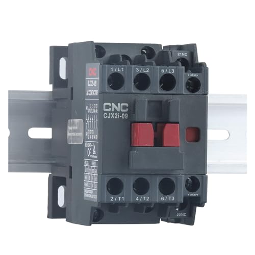 Contacteur AC 220V 9A relais de commande triphasé modulaire pour moteur 3P - 3
