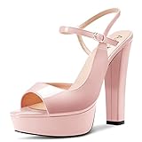 HAUTEUR DU TALON : La hauteur du talon est de 13 CM, la plateforme interne est de 3 CM. Le rembourrage intérieur doux et les pentes confortables sont parfaits pour la marche quotidienne.