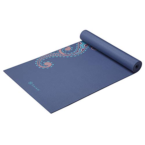 Gaiam Tapete de ioga com estampa premium extra grossa antiderrapante para exercícios e fitness para