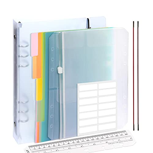 Notebook A5 PVC de 10 piezas con separadores y regla 2