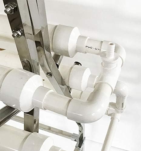 Miniatura 5 de INTBUYING 88 Sitios Hidropónicos Kit de Crecimiento Leafía Vegetales Planta Agujeros Acero Inoxidable Soporte Jardín Sistema de Crecimiento