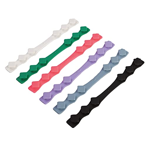 KNOCKY 6 Piezas Salvaorejas de Silicona para Mascarillas - Protector de Orejas y Enganches Soportes para Mascarillas - Sujeta Mascarillas con Adaptador Ajustable de 3 Ganchos Cover