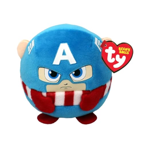 Ty Puffies Marvel - Capitán América