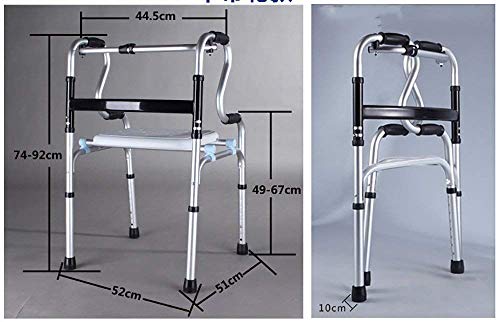 Asiento para ancianos de aleación de aluminio y taburete de baño grueso Home Essentials 4