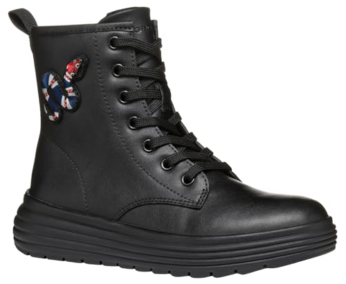 Geox J Phaolae Girl E bottine fille en cuir respirant et confortable
